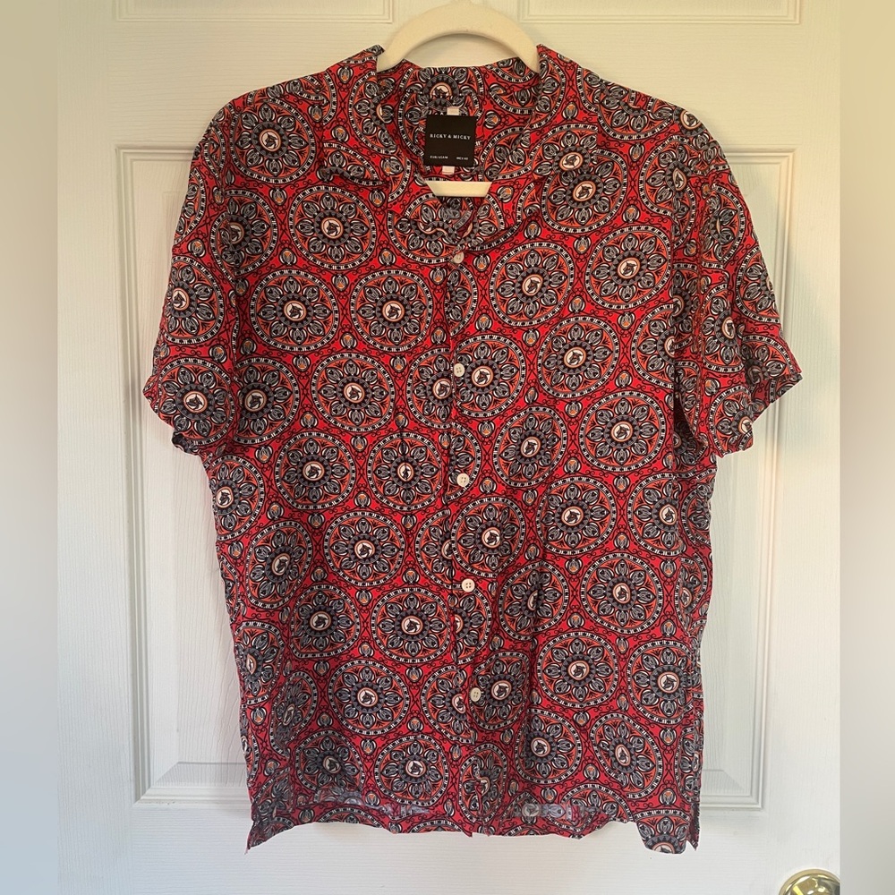 Ricky & Micky Medallion Button Down